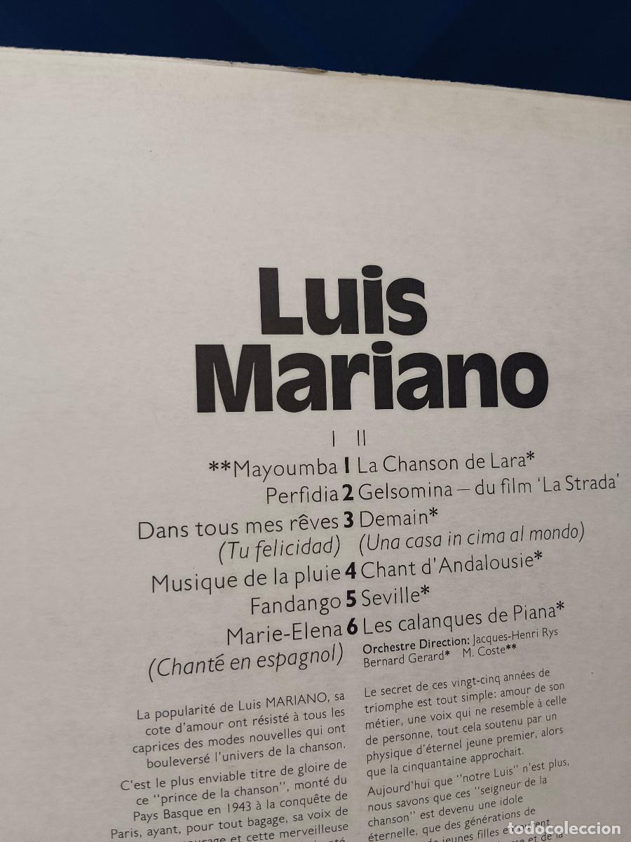 Discos de vinilo: Dos discos LPs LUIS MARIANO - Foto 7