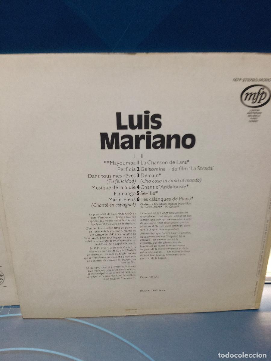 Discos de vinilo: Dos discos LPs LUIS MARIANO - Foto 9