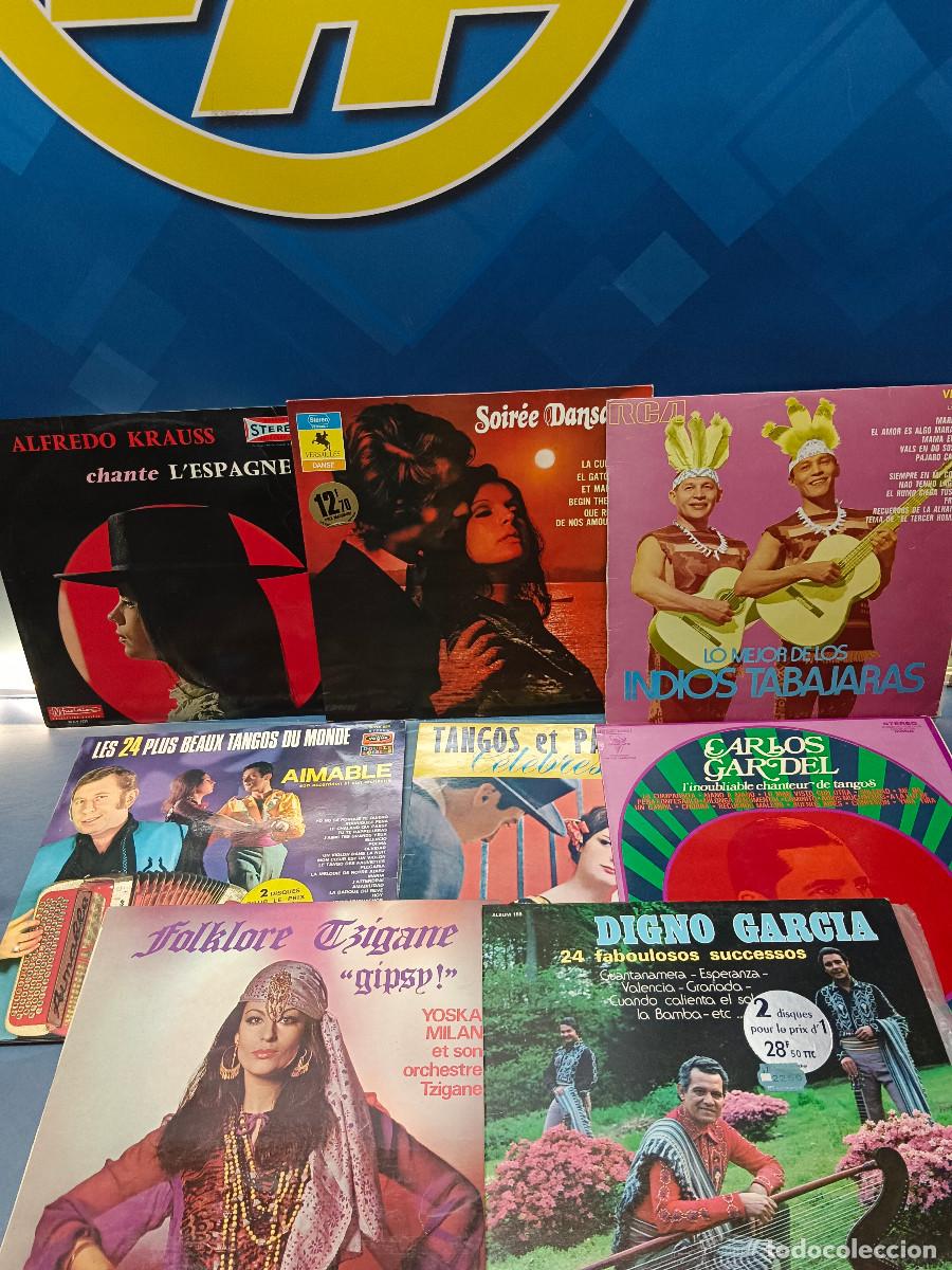 Discos de vinilo: 8 discos vinilos , musica Folk, musica del mundo