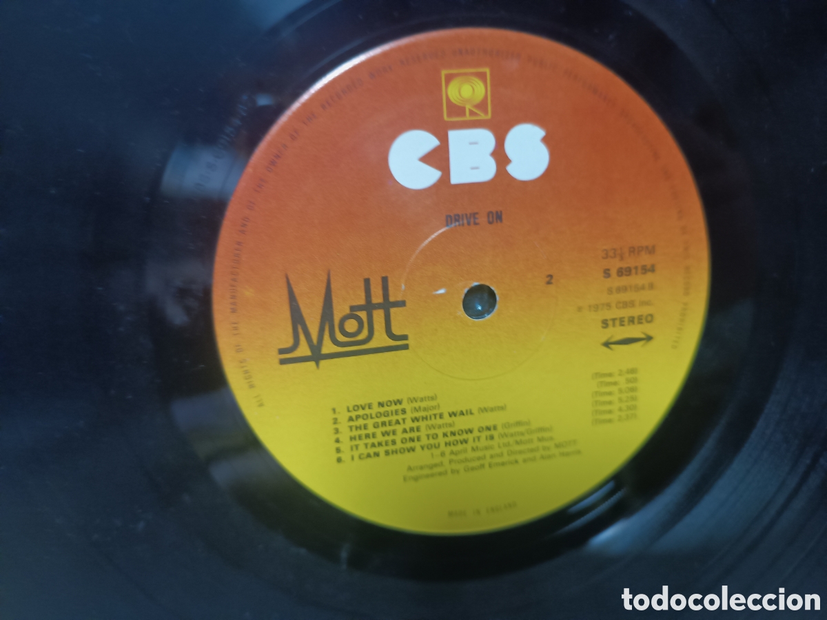 Discos de vinilo: Mott The Hople Drive on - Foto 3