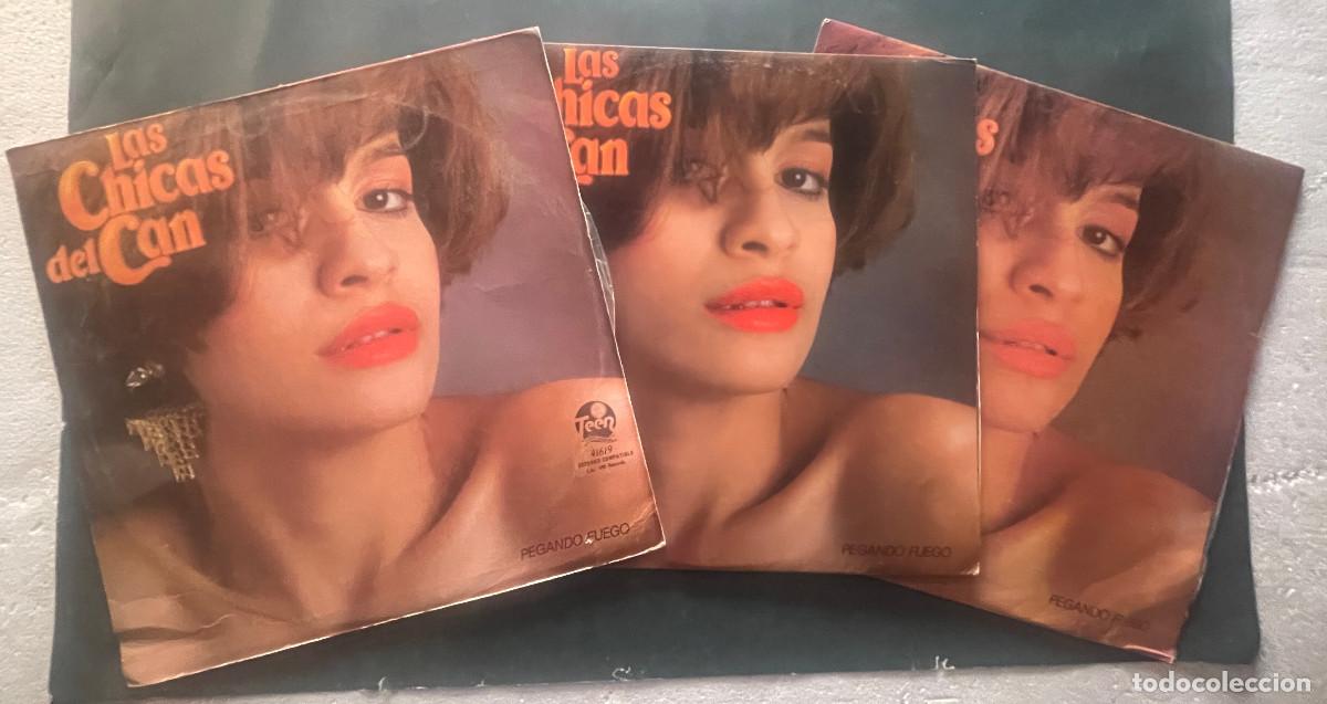 Disques de vinyle: LAS CHICAS DEL CAN / PEGANDO FUEGO / (3 VERSI.)LP TEEN/ZEIDA/SWI 1986 / ECUADOR/COLOMBIA/STO.DOMINGO