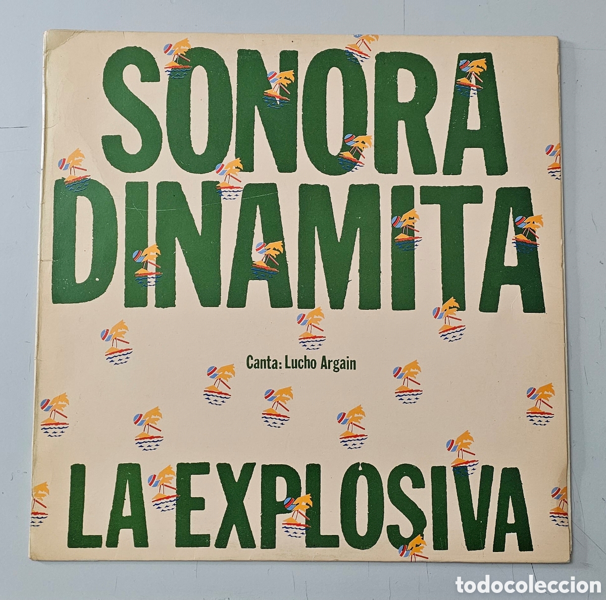 Discos de vinilo: LP SONORA DINAMITA - La Explosiva (Espa&ntilde;a - Edigsa/Fuentes - 1980) COLOMBIA Cumbia Salsa