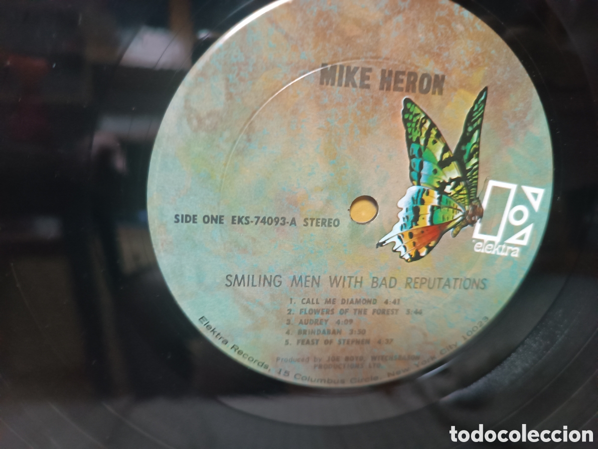 Discos de vinilo: Mike Heron Smiling men with bad Reputations - Foto 4