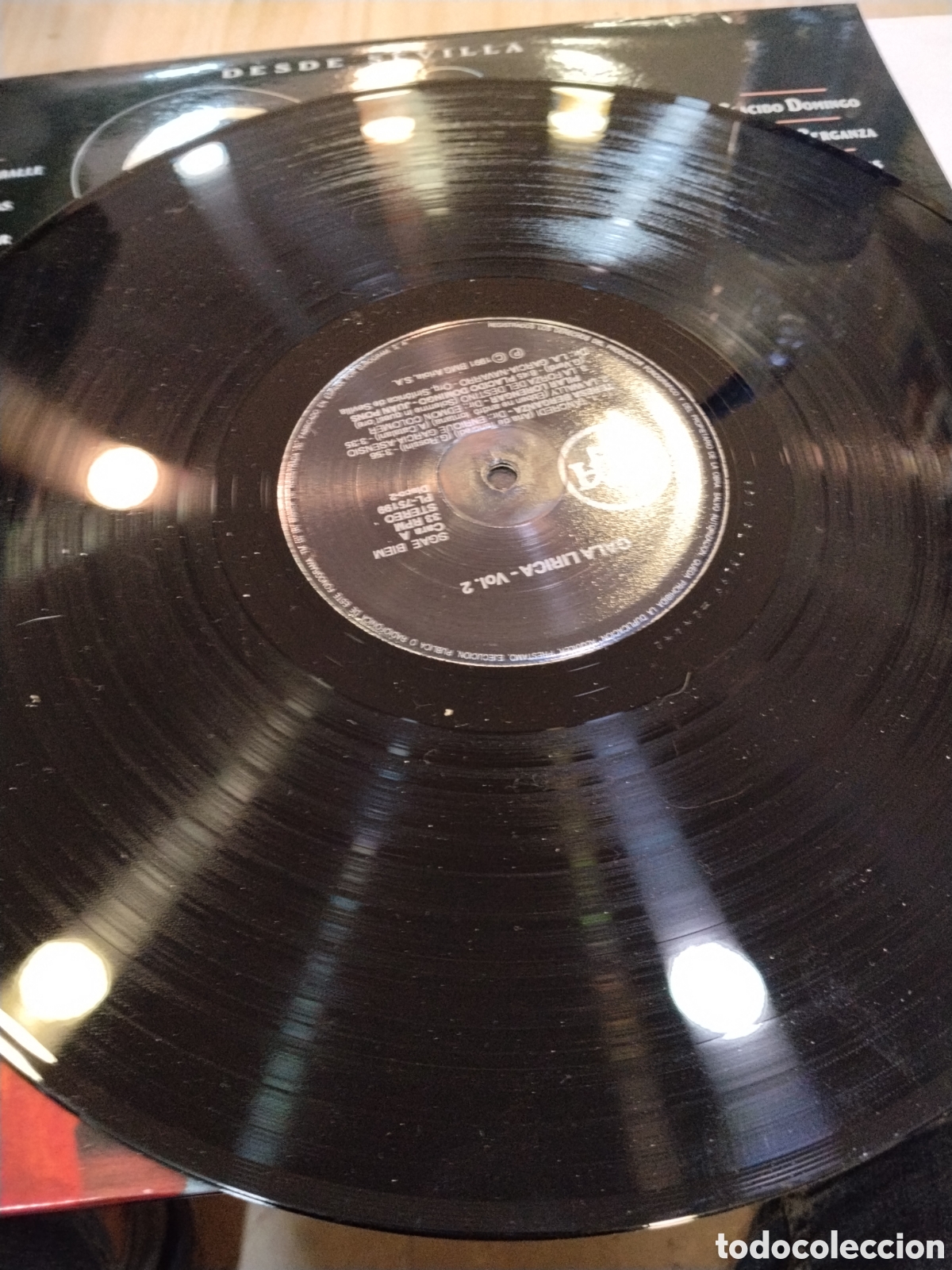 Discos de vinilo: LP. Gala L&iacute;rica desde Sevilla - Foto 2