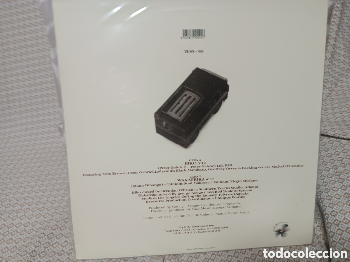 Discos de vinilo: Manu Dibango Biko.... - Foto 2