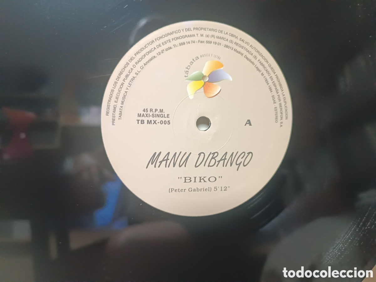 Discos de vinilo: Manu Dibango Biko.... - Foto 3