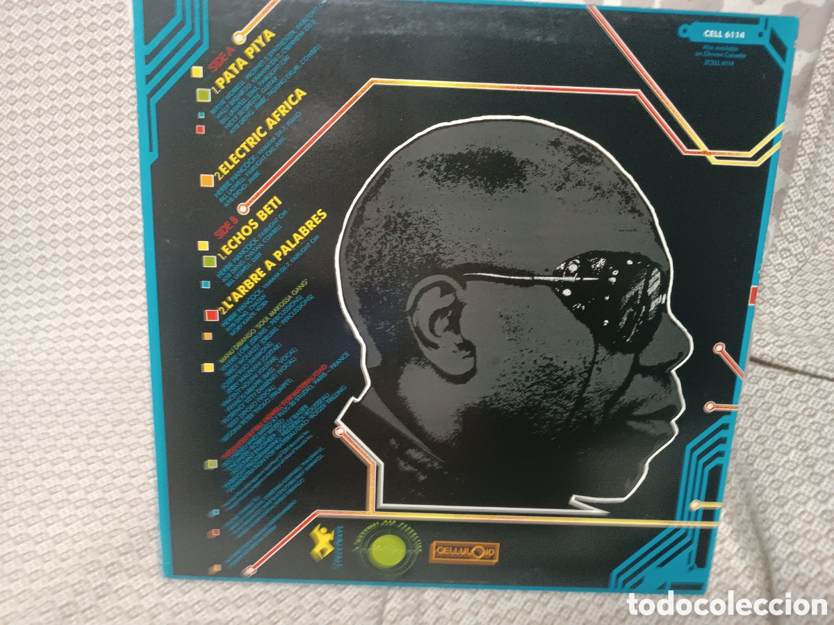 Discos de vinilo: Manu Dibango Electric &Aacute;frica. - Foto 2