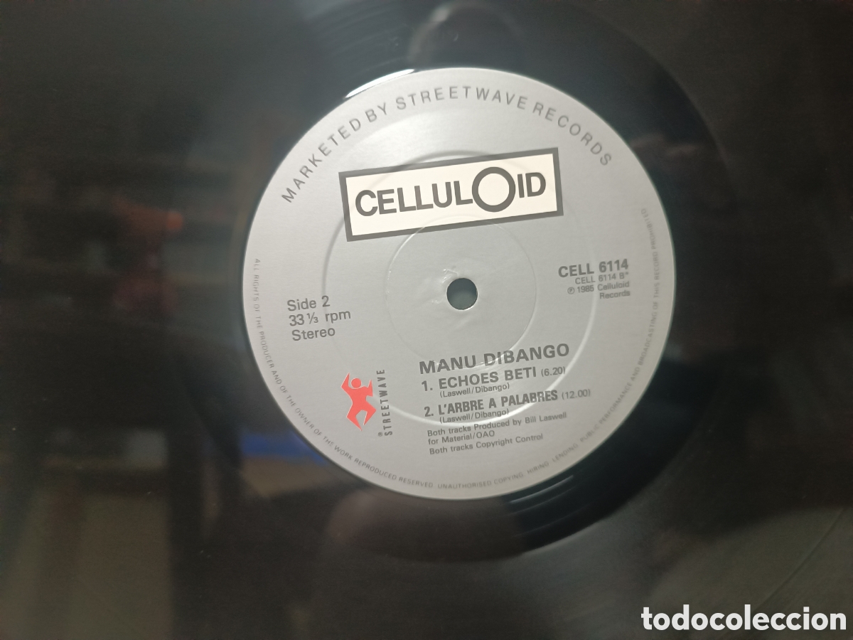 Discos de vinilo: Manu Dibango Electric &Aacute;frica. - Foto 3