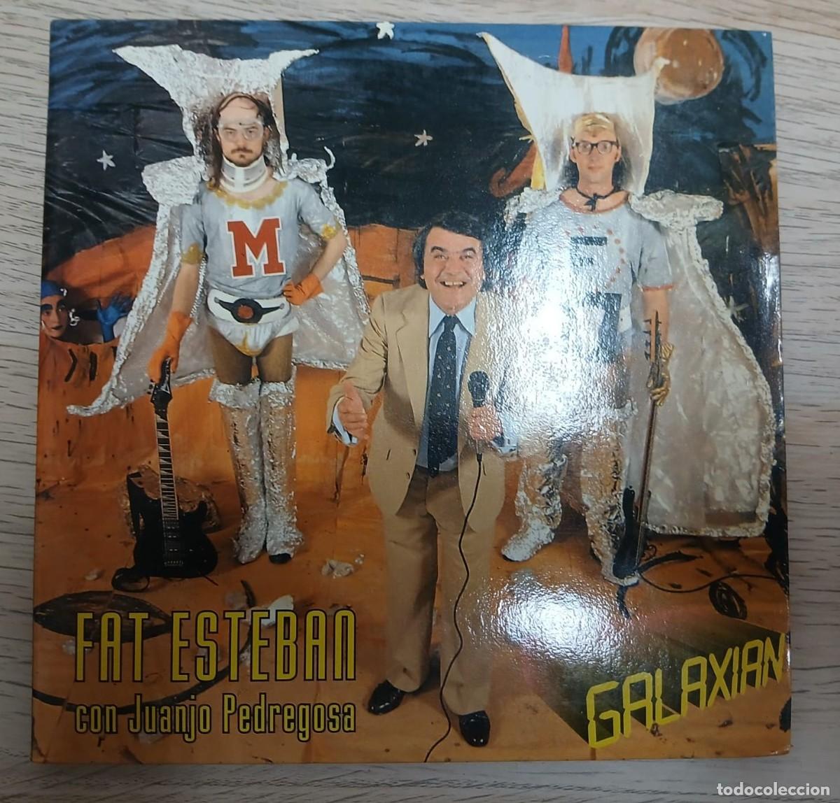 Discos de vinilo: Fat Esteban Con Juanjo Pedregosa &lrm;&ndash; SiNGLE Galaxian 1993 - + POSTER - Mauro Entrialgo