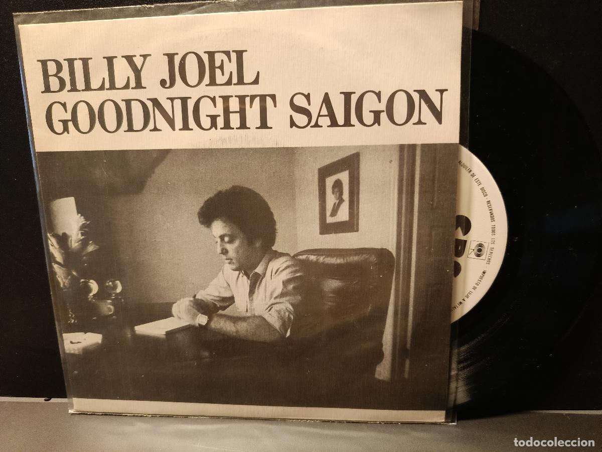 Discos de vinilo: BILLY JOEL GOODNIGHT SAIGON SINGLE ESPA&Ntilde;A 1982 PDELUXE