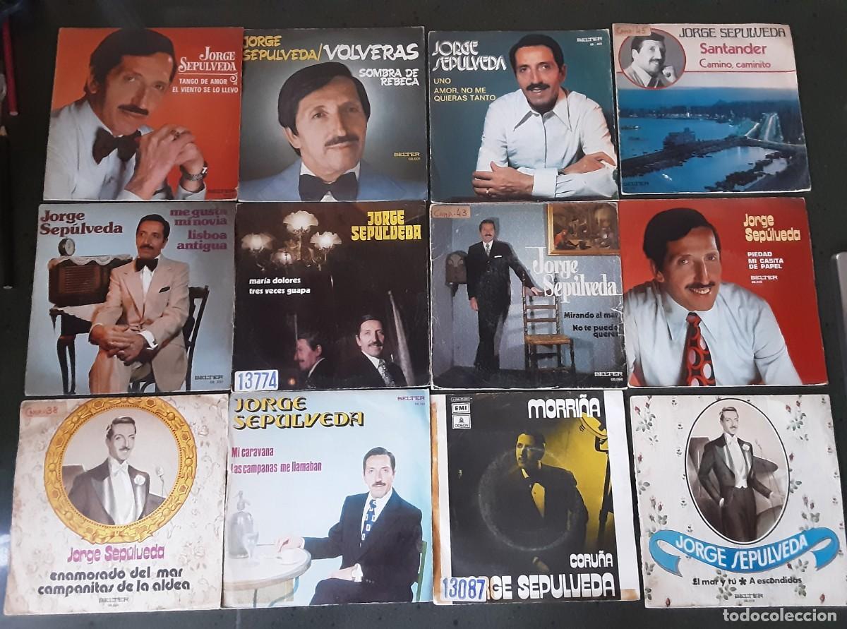 Discos de vinilo: 12 singles de Jorge Sep&uacute;lveda