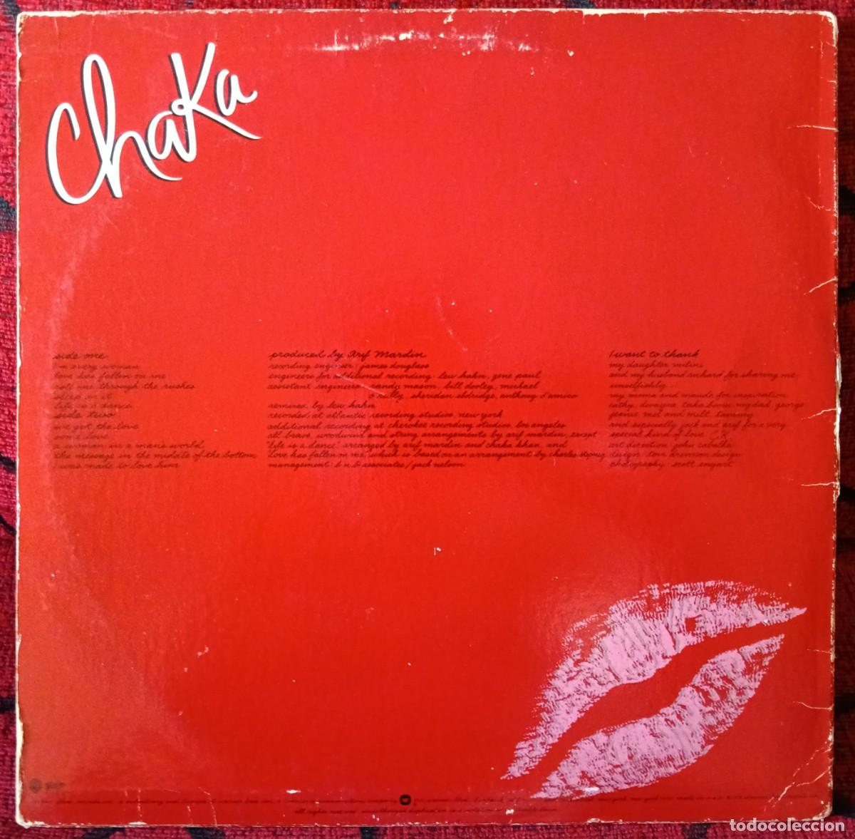 Discos de vinilo: CHAKA KHAN ** Chaka ** VINILO LP 1978 USA - Foto 2
