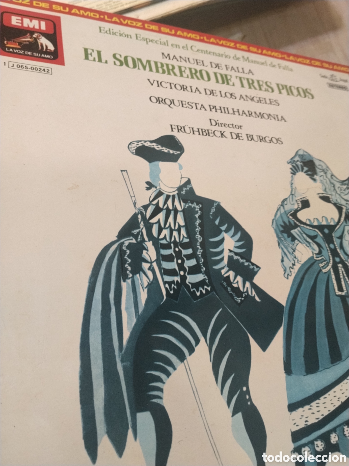 Discos de vinil: LP Manuel de Falla. El sombrero de tres picos