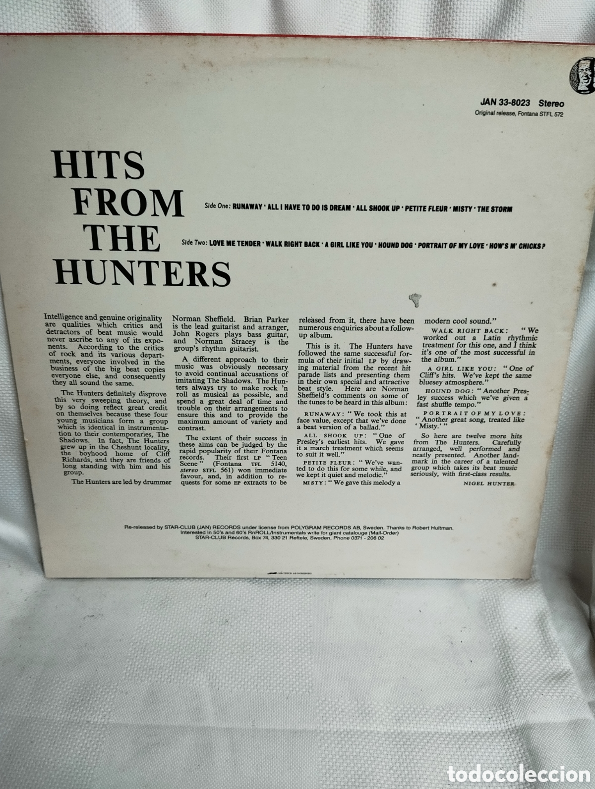 Discos de vinilo: HITS FROM THE HUNTERS - Foto 2