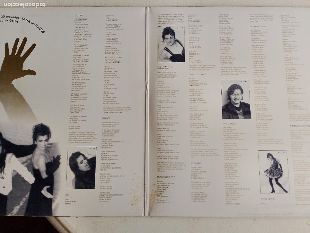 Discos de vinilo: Greta Y Los Garbo &ndash; Buscame, 1993, - Foto 4