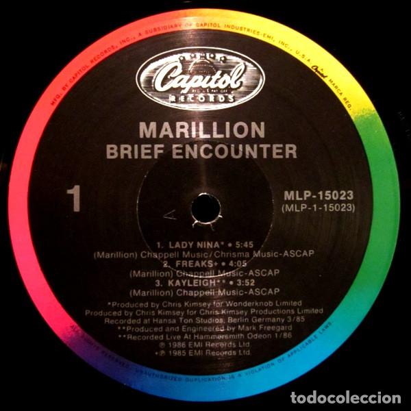Discos de vinilo: Marillion, Brief Encounter - LP - Foto 3
