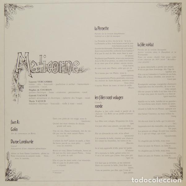 Discos de vinilo: Malicorne, Malicorne - LP - Foto 2