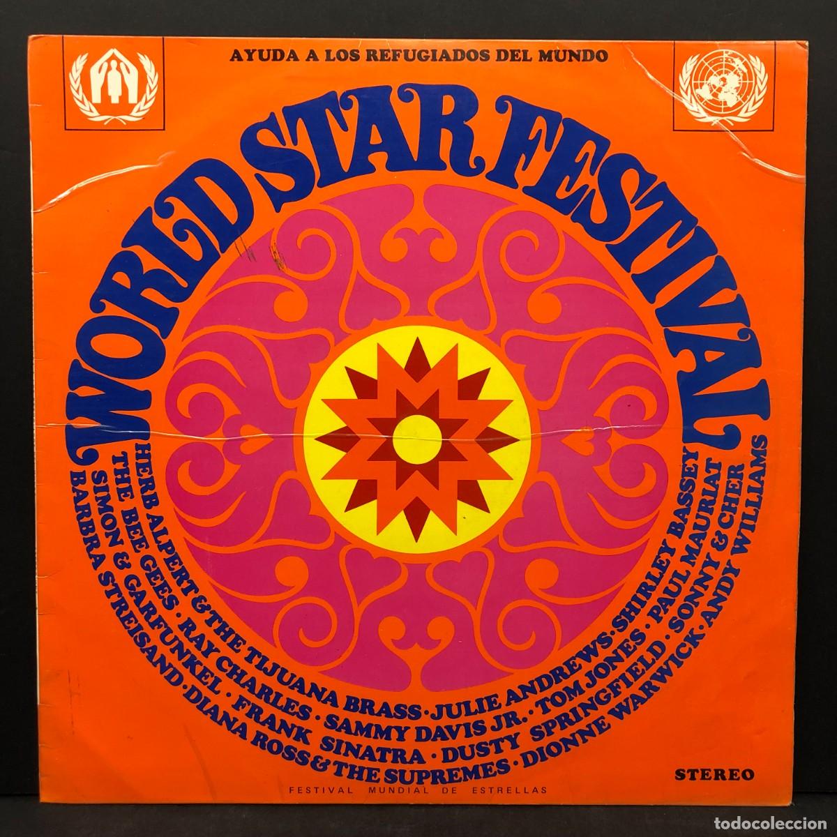 Discos de vinilo: WORLD STAR FESTIVAL - AYUDA A LOS REFUGIADOS DEL MUNDO - UNS-3 - LP - VINILO / 1768