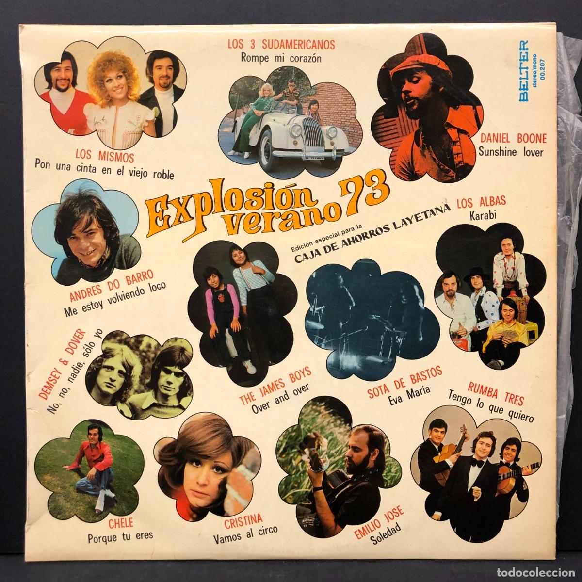 Discos de vinilo: EXPLOSI&Oacute;N VERANO 73 - LOS 3 SUDAMERICANOS, LOS ALBAS, RUMBA TRES, CHELE - LP - VINILO / 1769