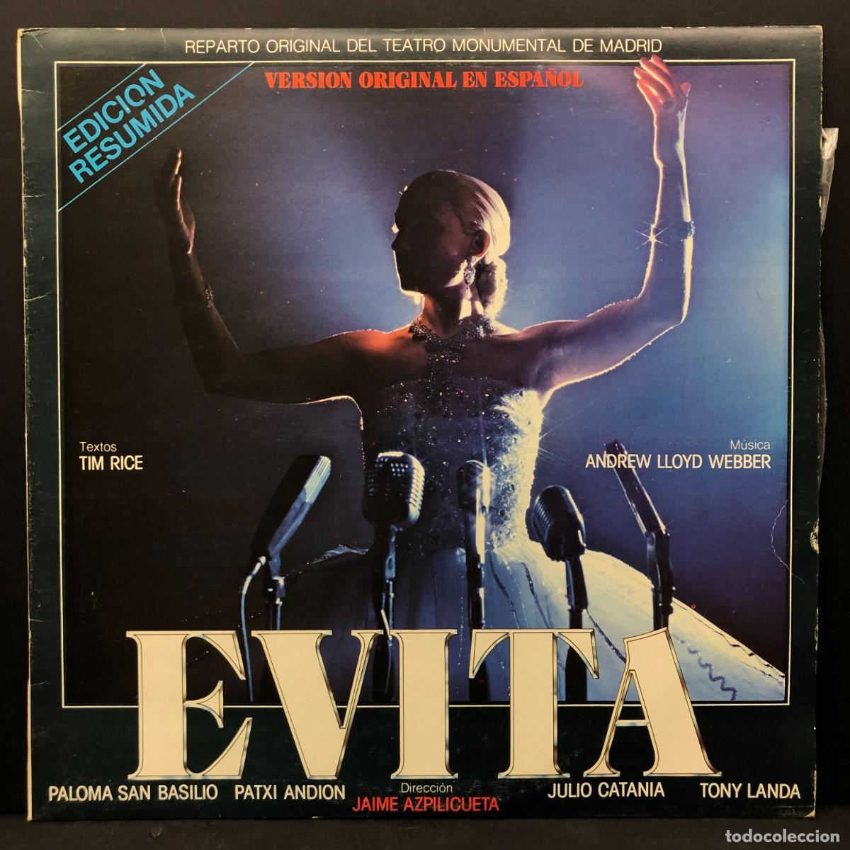 Discos de vinilo: EVITA - PALOMA SAN BASILIO - PATXI ANDION - JAIME AZPILICUETA - JULIO CATANIA - LP - VINILO / 1774