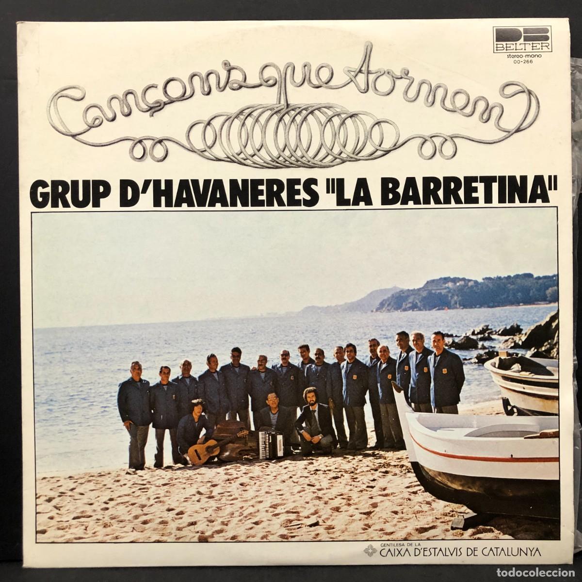 Discos de vinilo: CAN&Ccedil;ONS QUE TORNEN - GRUP D'HAVANERES LA BARRETINA - 00-266 - LP - VINILO / 1777