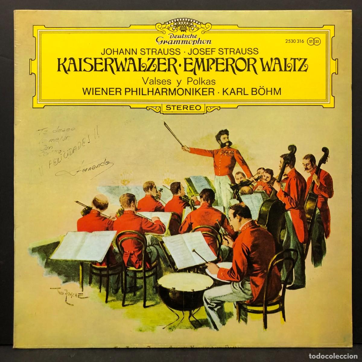 Discos de vinilo: KAISERWALZER . EMPEROR WALTZ - JOHANN STRAUSS - JOSEF STRAUSS - LP - VINILO / 1783