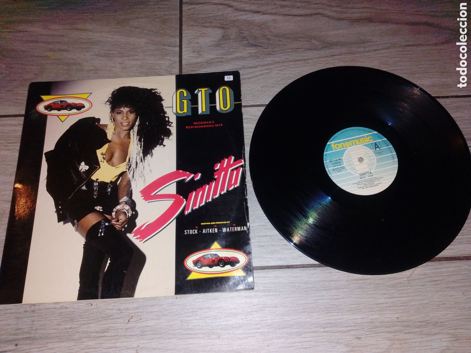Discos de vinilo: SINITTA - GTO - MAXI - SPAIN - FONOMUSIC - PLS 13 - L -