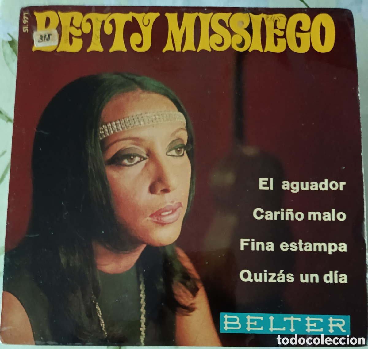 Discos de vinilo: Betty Missiego Ep sello Belter editado en Espa&ntilde;a a&ntilde;o 1969.