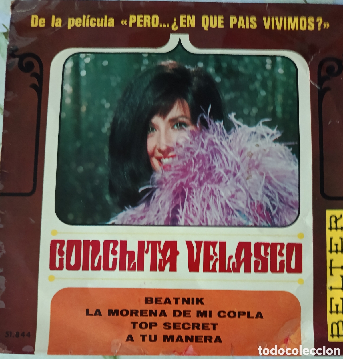 Discos de vinilo: Conchita Velasco Ep sello Belter editado en Espa&ntilde;a a&ntilde;o 1967.
