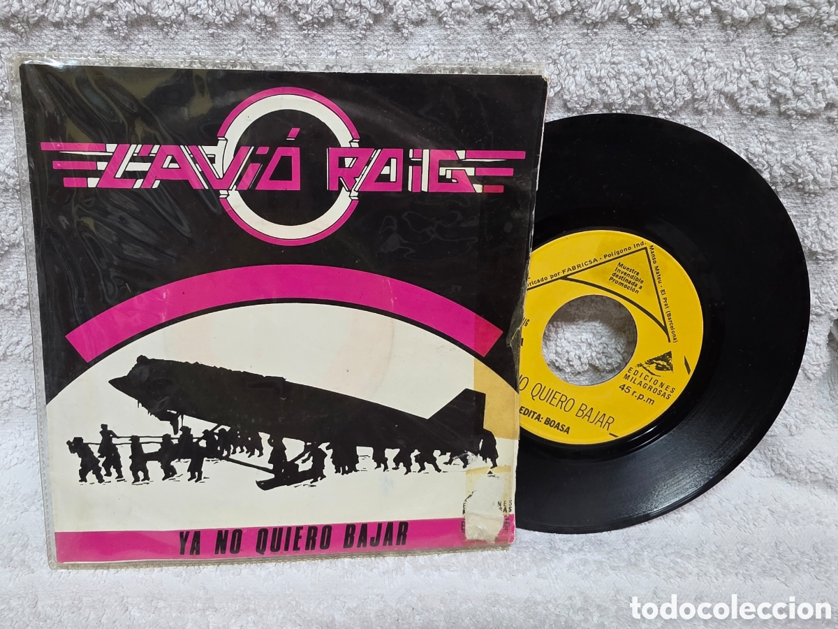 Discos de vinilo: L'Avi&oacute; Roig&nbsp;&lrm;&ndash;&nbsp;Ya No Quiero Bajar PROMOCIONAL