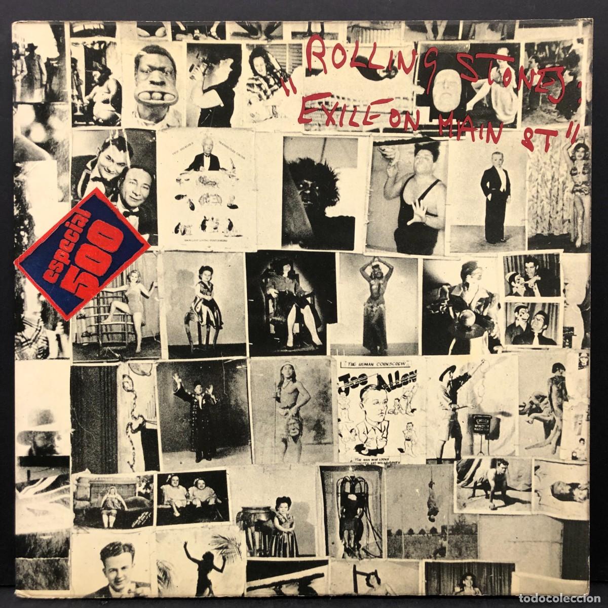 Discos de vinilo: THE ROLLING STONES - EXILE ON MAIN STREET - ESPECIAL 500 - DOBLE - LP - VINILO / 1805