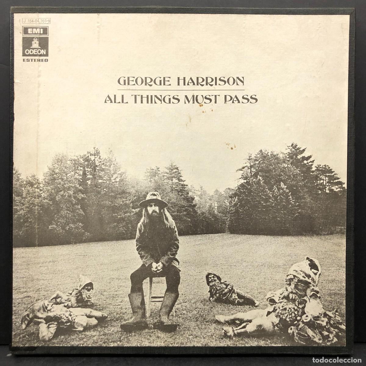 Discos de vinilo: GEORGE HARRISON - ALL THINGS MUST PASS - J 154-04.707/9 - 3 DISCOS - LP - VINILO / 1808