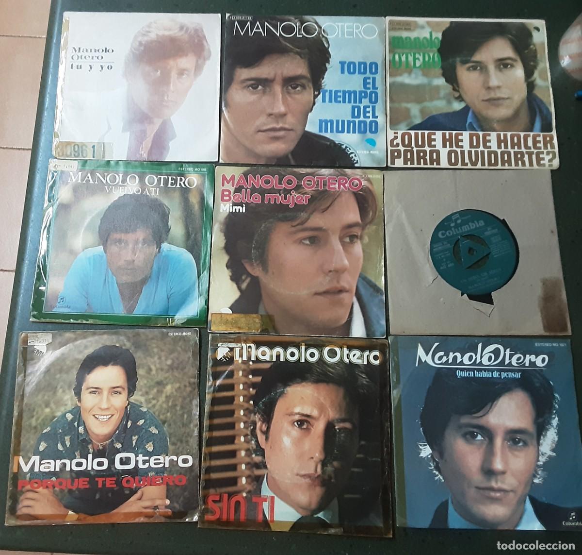 Discos de vinilo: 9 singles de Manolo Otero - Foto 1
