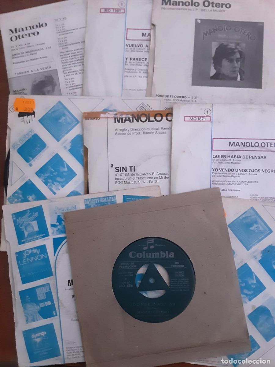 Discos de vinilo: 9 singles de Manolo Otero - Foto 2