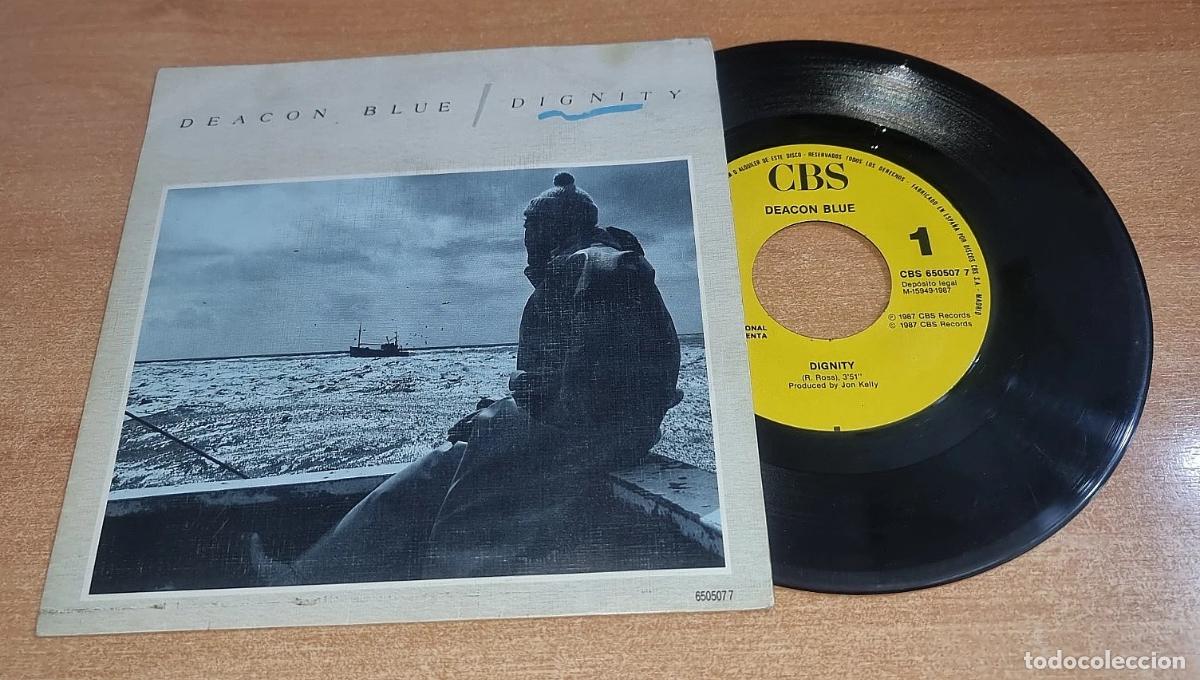 Discos de vinilo: DEACON BLUE Dignity 7&rdquo; SINGLE VINILO PROMO DEL A&Ntilde;O 1987 CONTIENE 1 TEMA