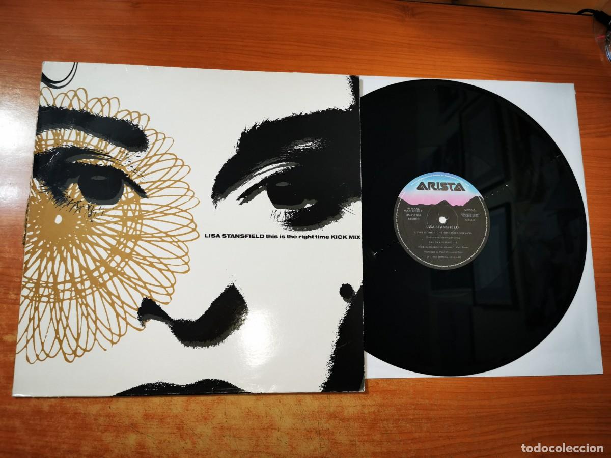 Discos de vinilo: LISA STANSFIELD This is the right time 12&rdquo; MAXI SINGLE VINILO DEL A&Ntilde;O 1990 CONTIENE 3 TEMAS