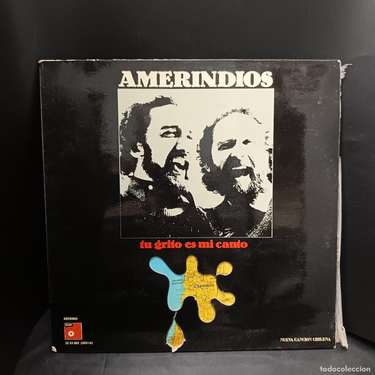 Discos de vinilo: Amerindios &ndash; Tu Grito Es Mi Canto, LP 1975 - Foto 1