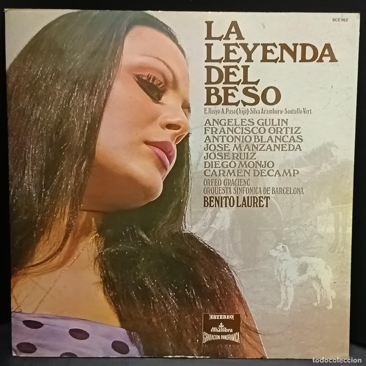 Discos de vinilo: LA LEYENDA DEL BESO. ORQUESTA SINF&Oacute;NICA DE BARCELONA. BENITO LAURET. LP 1973.