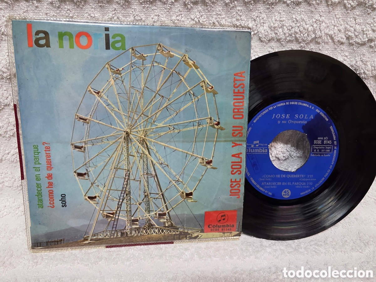 Discos de vinilo: Jos&eacute; Sol&aacute; Y Su Orquesta&nbsp;&ndash;&nbsp;La Noria 1966