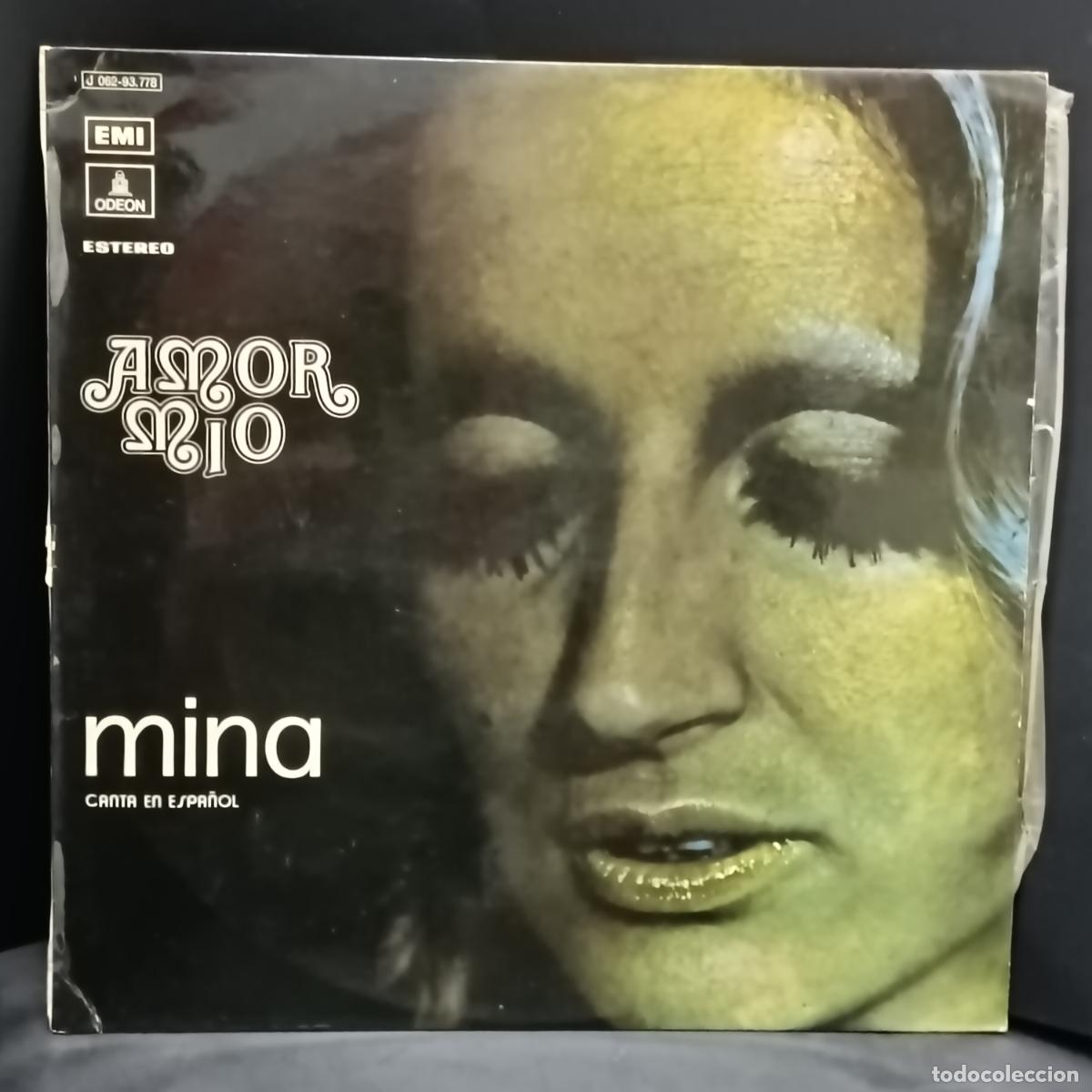 Discos de vinilo: Mina. Amor Mio (Mina Canta En Espa&ntilde;ol). LP 1972.