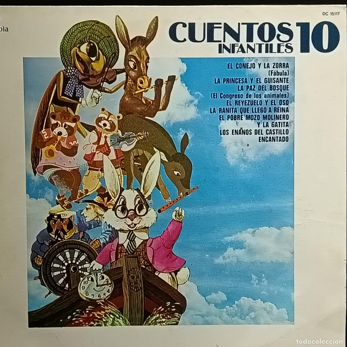 Discos de vinilo: CUENTOS INFANTILES 10 - LP 1976.