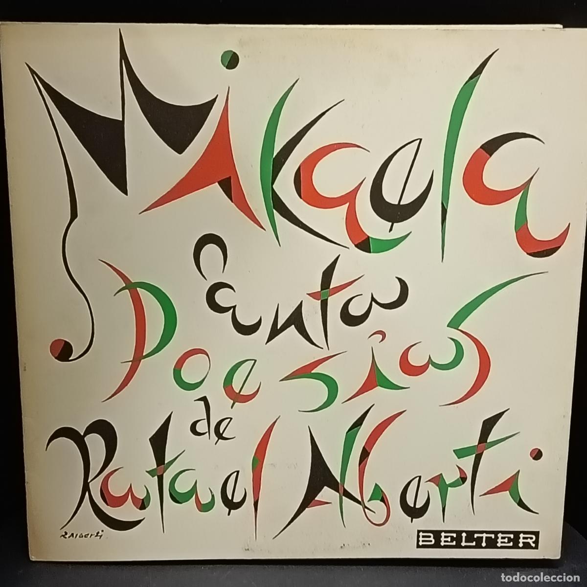 Discos de vinilo: MIKAELA Canta poesias de Rafael Alberti LP 1970