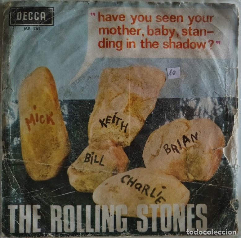Discos de vinilo: Rolling Stones. Have you seen your mother, baby, standing in the shadow?/ Who&rsquo;s driving your plane.