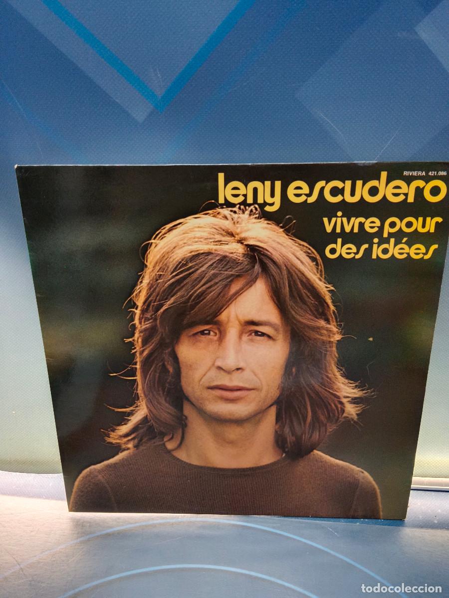 Discos de vinilo: disco LP vinilo Leny Escudero &ndash; Vivre Pour Des Id&eacute;es , LP, Album 1973, France