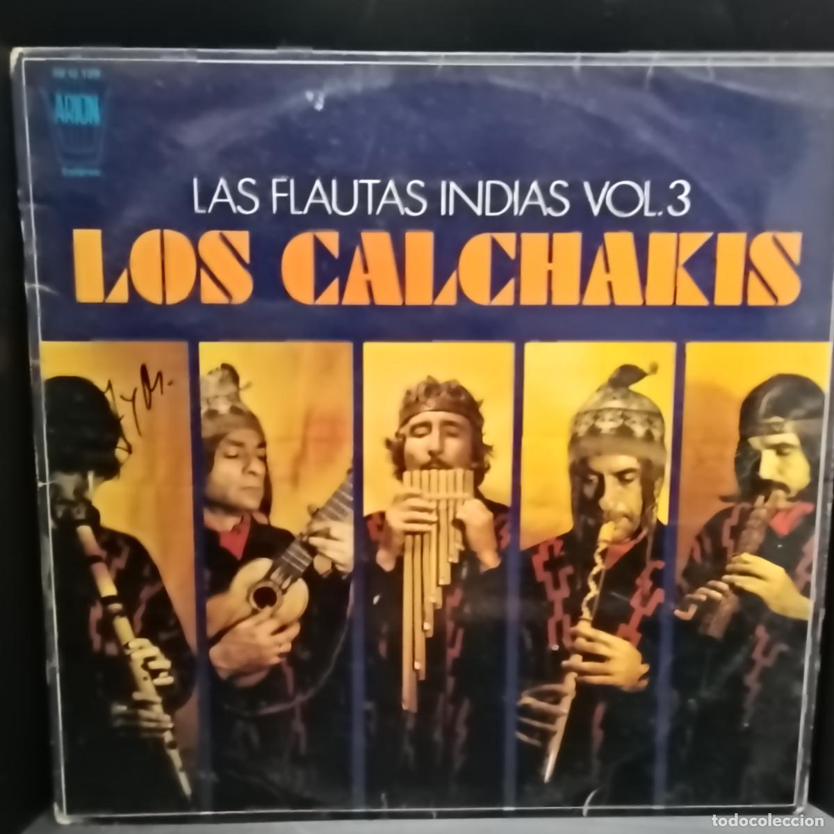Disques de vinyle: LOS CALCHAKIS. Las Flautas Indias Vol.3 LP