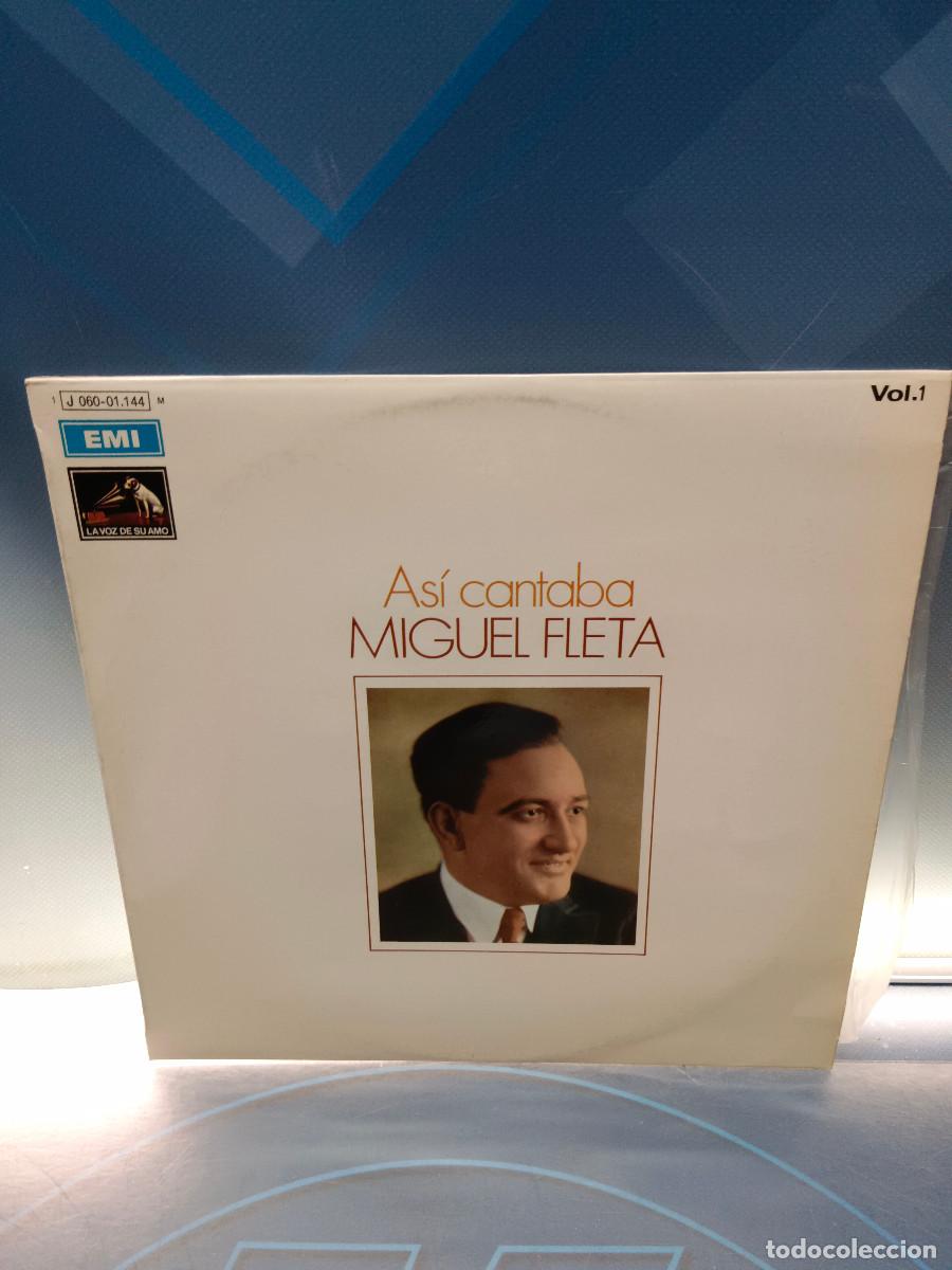 Discos de vinilo: disco LP vinilo Miguel Fleta &ndash; As&iacute; Cantaba Miguel Fleta. Vol. 1 , La Voz De Su Amo, LP, Comp 1970