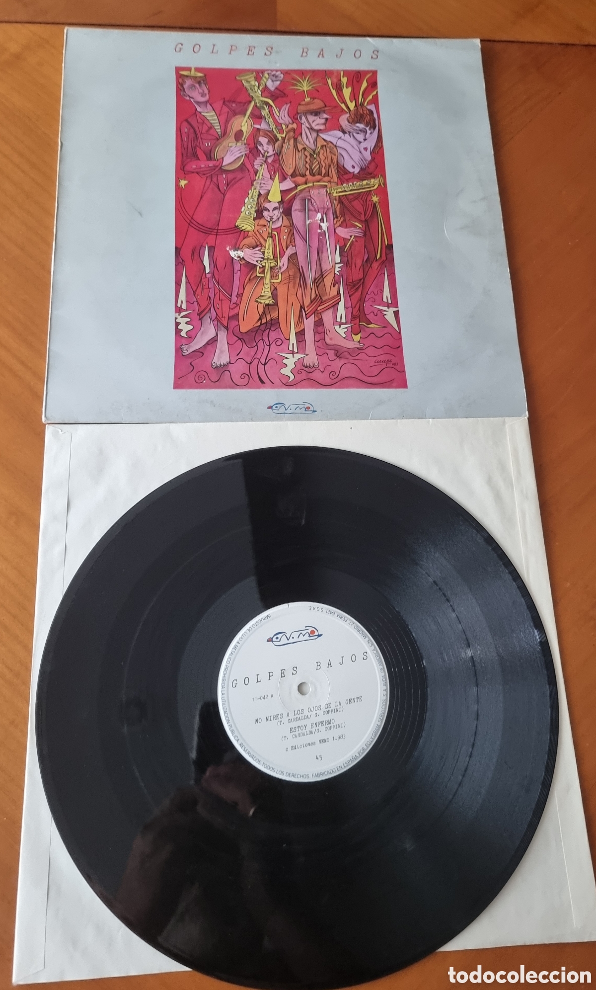 Discos de vinilo: Disco Golpes Bajos original buen estado ved foto