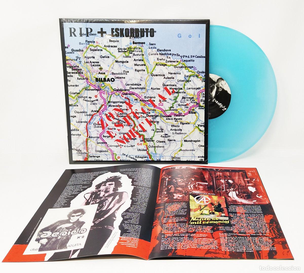 Discos de vinilo: R.I.P. + Eskorbuto &ndash; Zona Especial Norte - EP Reedici&oacute;n vinilo azul (Munster, 2021) - Precintado