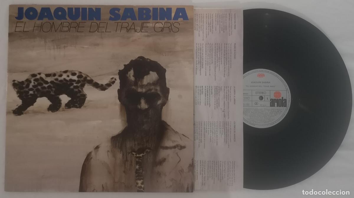 Discos de vinilo: DISCO VINILO JOAQU&Iacute;N SABINA EL HOMBRE DEL TRAJE GRIS LP 1988 &iexcl;DISCO IMPECABLE!