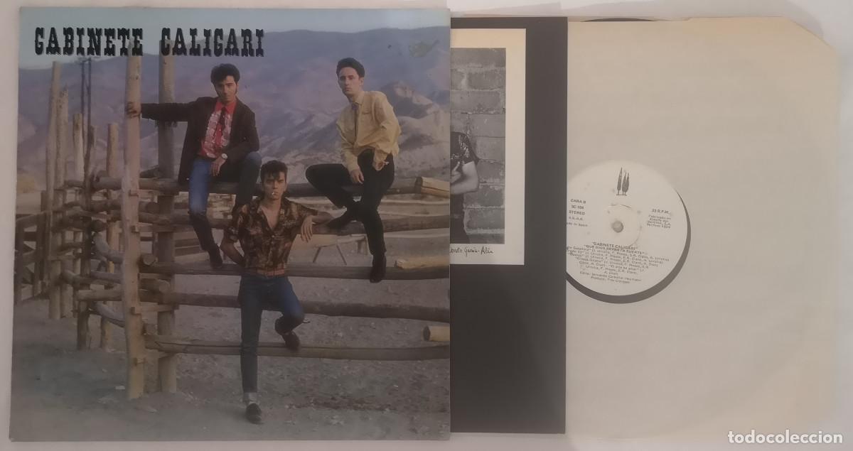 Discos de vinilo: DISCO VINILO GABINETE CALIGARI QUE DIOS REPARTA SUERTE LP 1983